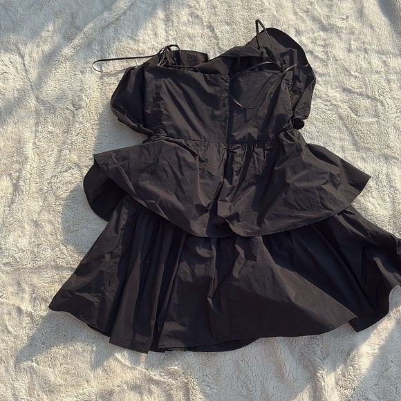 ZARA Black Tiered Mini Dress – XS | Date Night | Trend-Forward | New - Picture 3 of 6